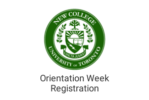 New College Orientation Week Registration
